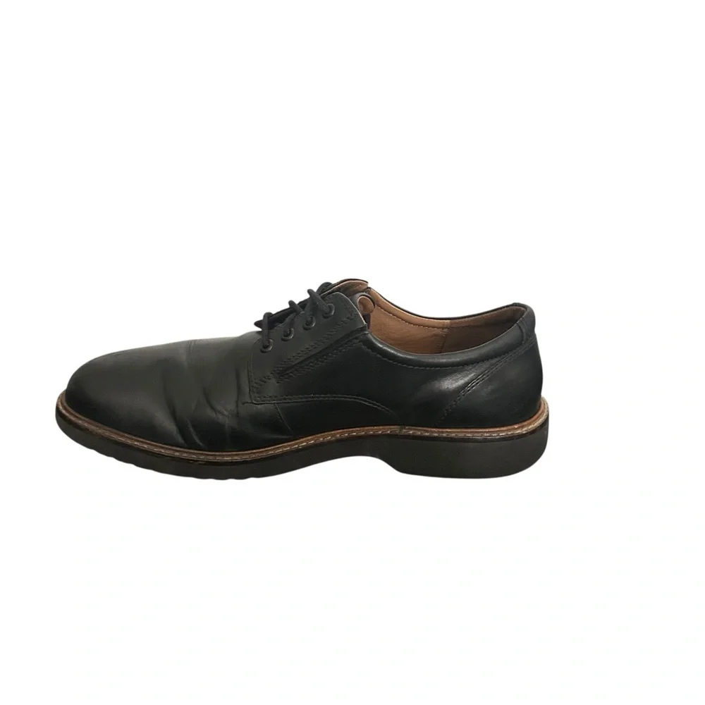 ECCO Men’s Leather Oxford 533254 Black Comfort Shoes Size 11